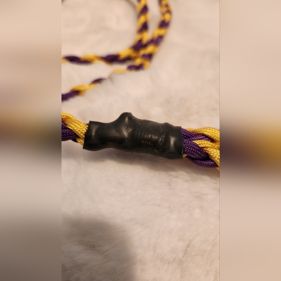 New purple and yellow nylon leash - Picture 2 of 10